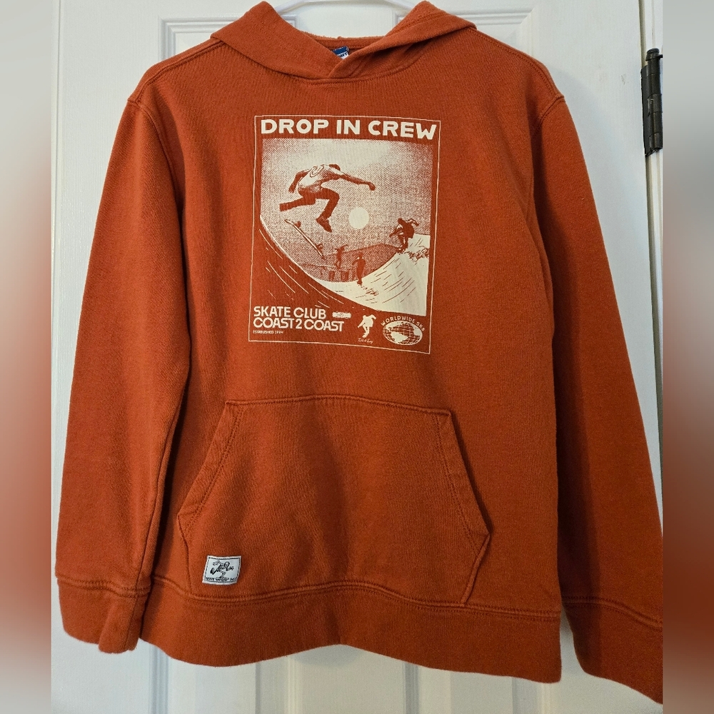 Old Navy Boy's Skater Hoodie - Drop In Crew XL (14/16)